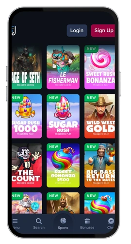 Jacks Club mobiel casino